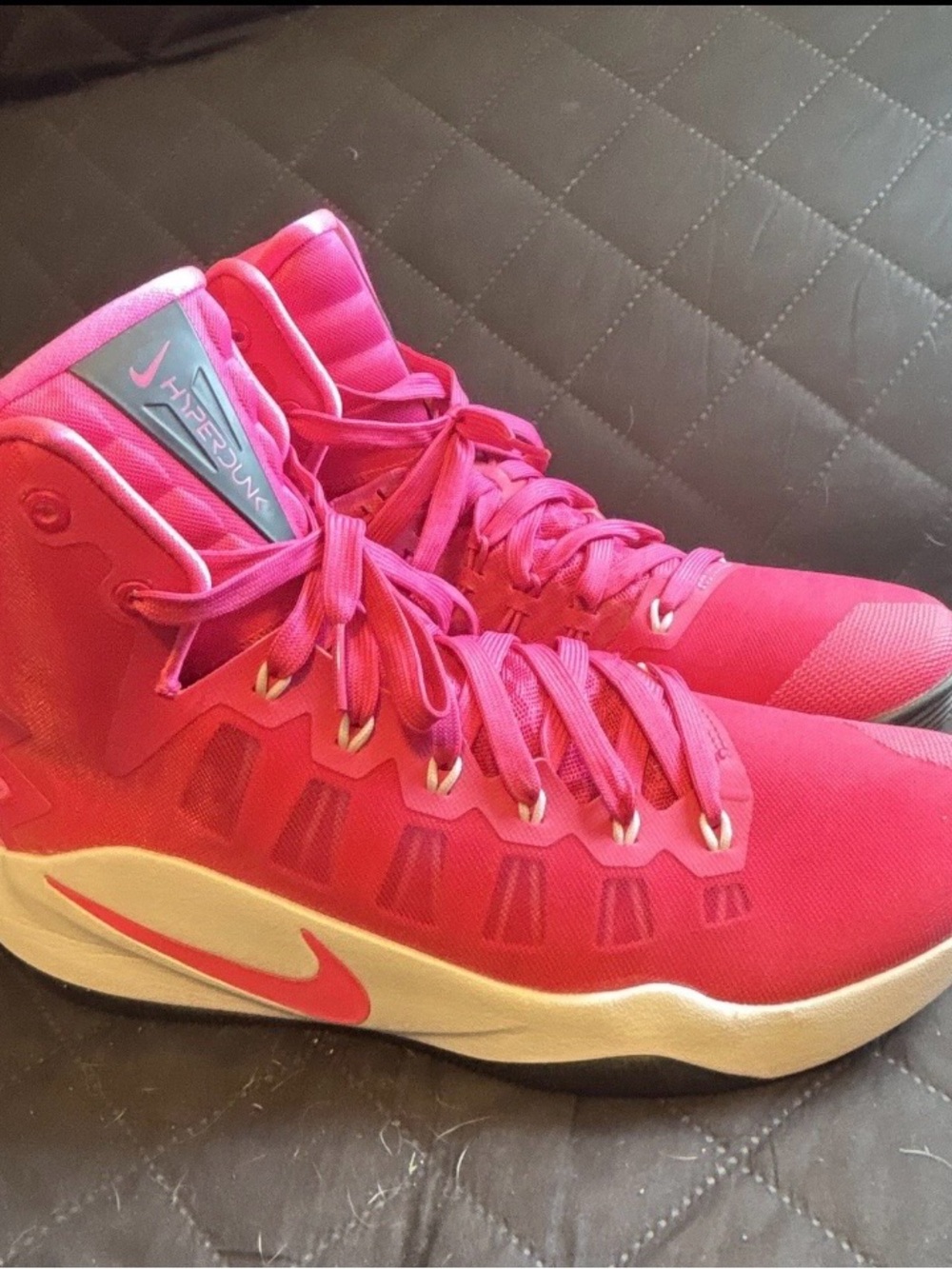 2016 Nike Hyperdunk Men’s High-Top Basketball Shoes - Hot Pink